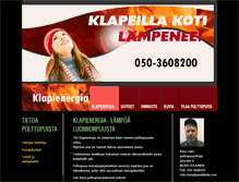 Tablet Screenshot of klapienergia.com